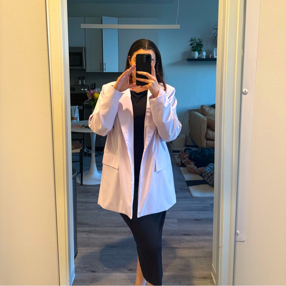 Lavender Oversized Blazer-XL